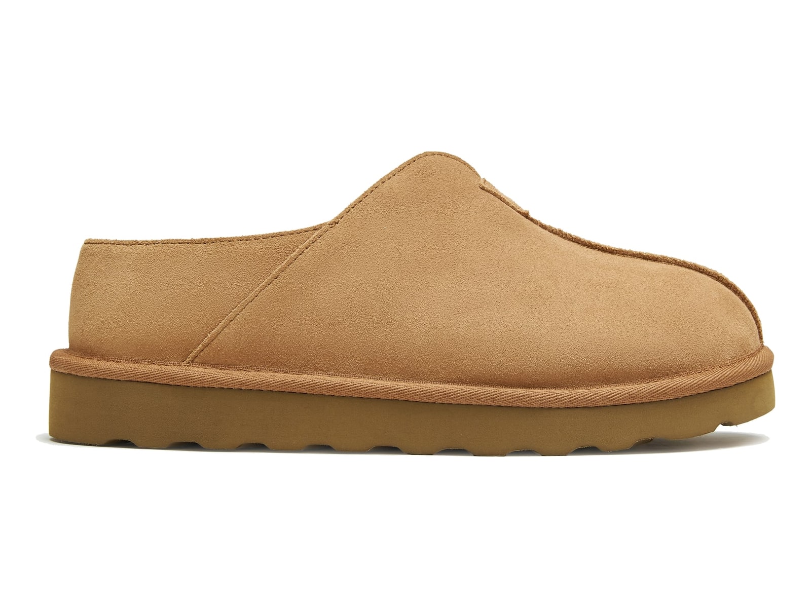 WAYSOFT closed heel sheepskin slipper side profile