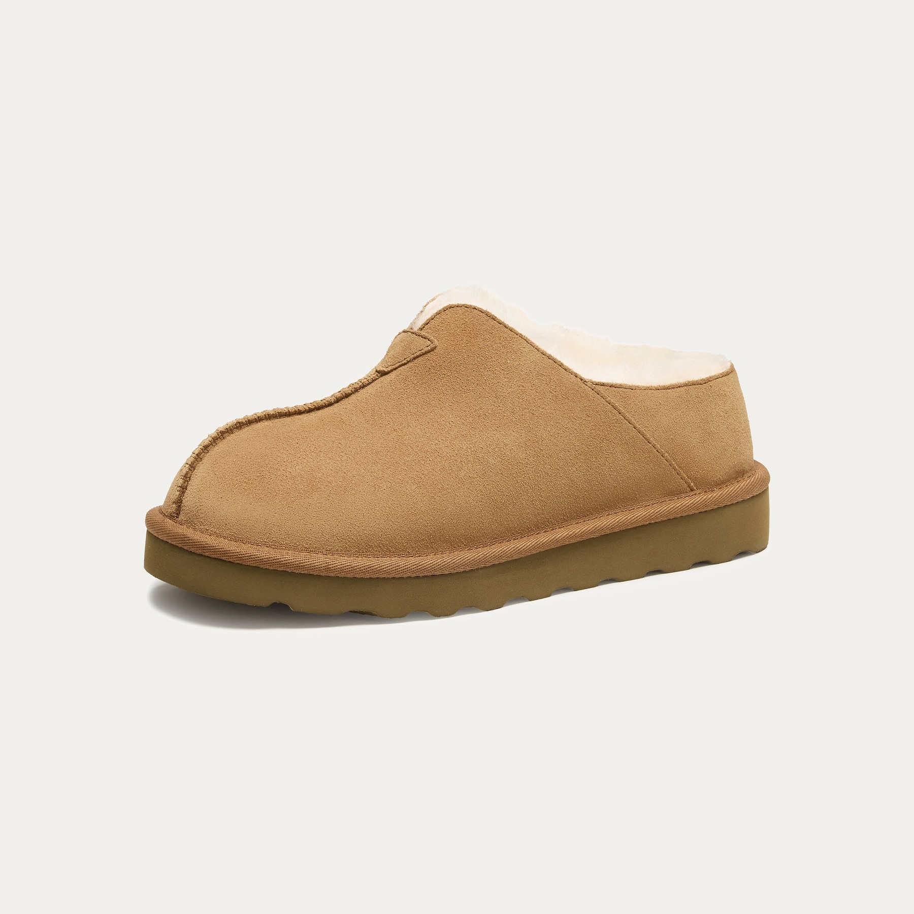 Closed-Heel Sheepskin Slipper